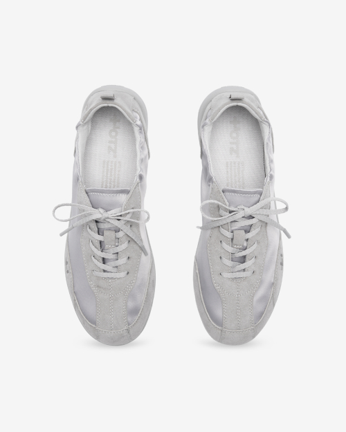 LOMA Satin Sneakers Silver OZPDGA334S