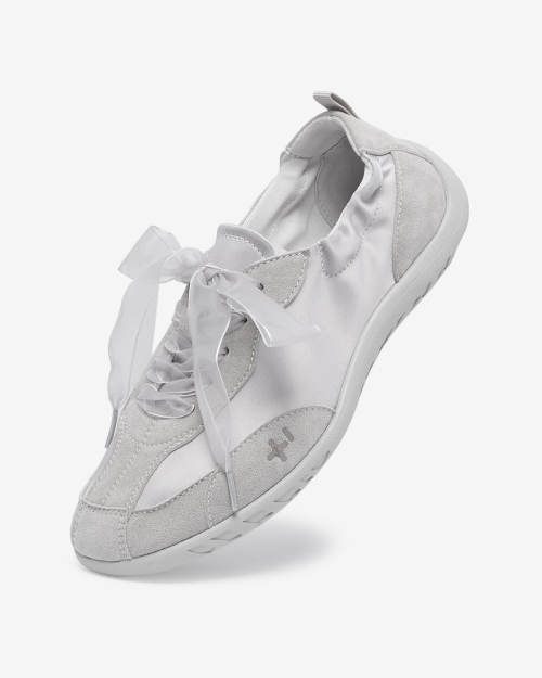 LOMA Satin Sneakers Silver OZPDGA334S