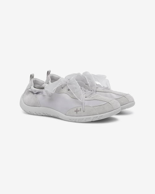 LOMA Satin Sneakers Silver OZPDGA334S