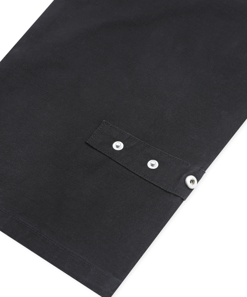 XP343 멀티 스티치 워싱 코튼 와이드 워크 팬츠 (BLACK)