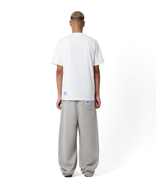 벌룬핏 조그택 기모 스웨트 팬츠 Medium Grey