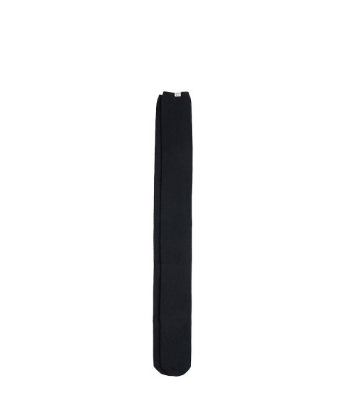 LOOSE-FIT LOGO KNEE SOCKS IN BLACK