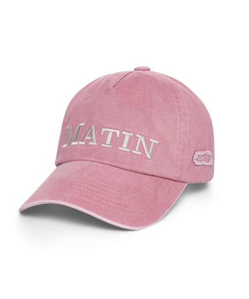 MATIN FLAT CROWN BALL CAP IN PINK