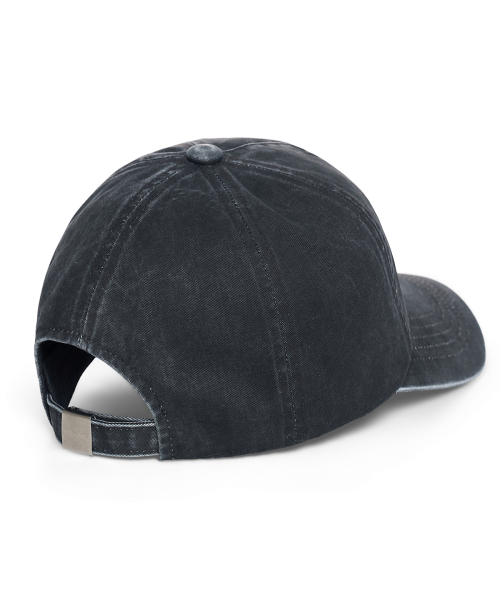 MATIN FLAT CROWN BALL CAP IN CHARCOAL