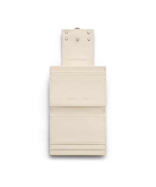 MATIN ARCH RING FLAP WALLET IN LIGHT BEIGE