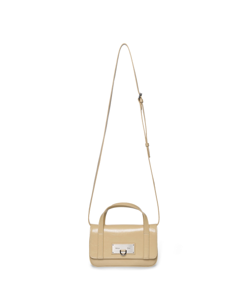 MULTI-POCKET MINI CROSS BAG IN LIGHT YELLOW
