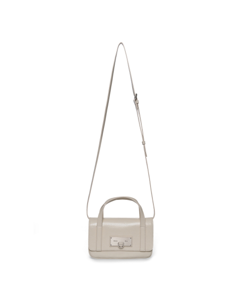 MULTI-POCKET MINI CROSS BAG IN IVORY