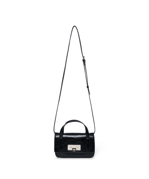MULTI-POCKET MINI CROSS BAG IN BLACK