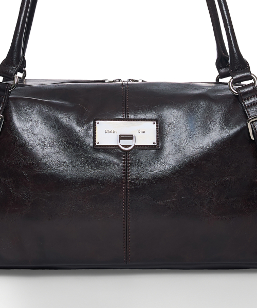 MATIN SOFT FORM BOWLING BAG IN DARK BROWN