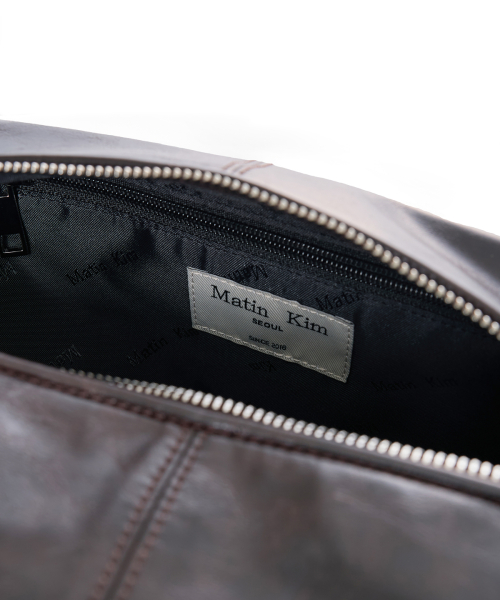 MATIN SOFT FORM BOWLING BAG IN DARK BROWN