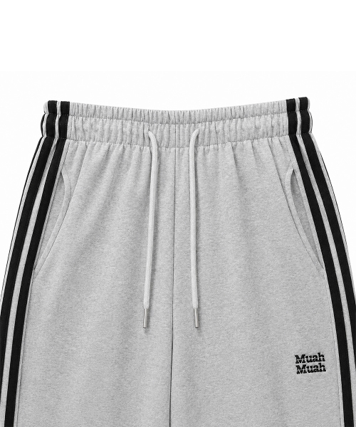 POINT LINE TRAINING SWEAT PANTS [GRAY]