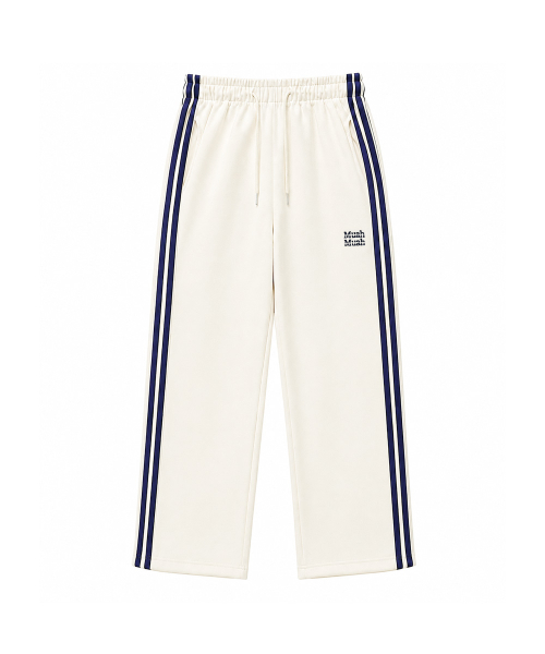 POINT LINE TRAINING SWEAT PANTS [CREAM]