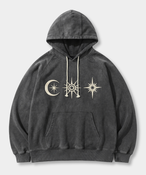 ASTRO ARTWORK HOODED T-SHIRT_2 COLOR
