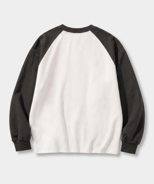 © EVERYONES SOFT TOUCH SWEAT SHIRT (RAGLAN COLOR BLOCK)_2 COLOR