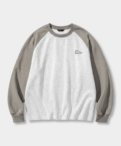 © EVERYONES SOFT TOUCH SWEAT SHIRT (RAGLAN COLOR BLOCK)_2 COLOR
