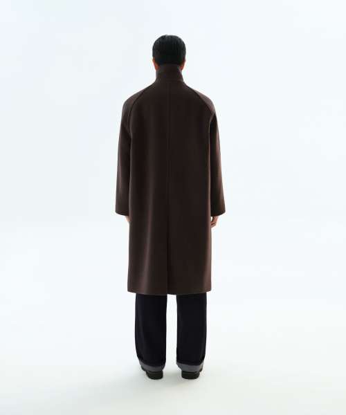캐시미어 블렌드 오버사이즈 발마칸 코트