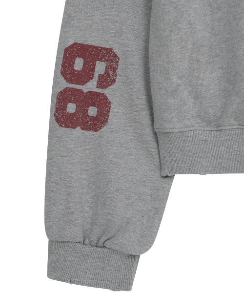 mid horse zip up (grey)