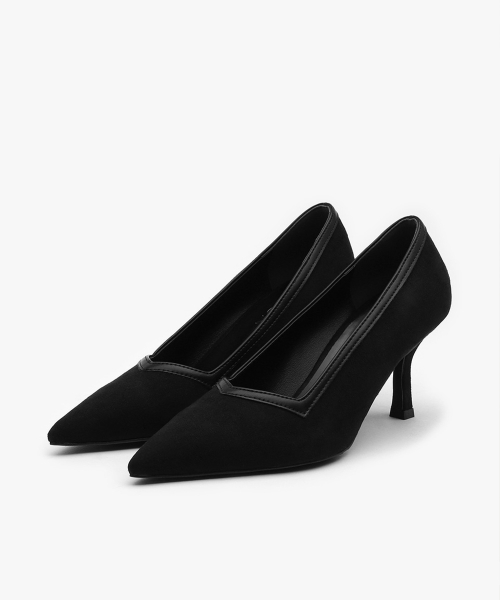 레오나 스웨이드 펌프스힐 (5/7cm)