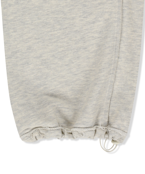 VINTAGE WASHED COLOR CONTRAST SWEATPANTS IN LIGHT BEIGE