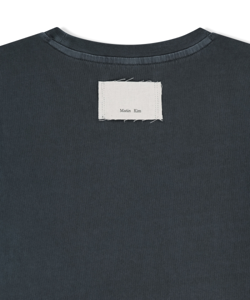 WASHED LOGO FULL PINTUCK TOP IN SMOKE BLUE
