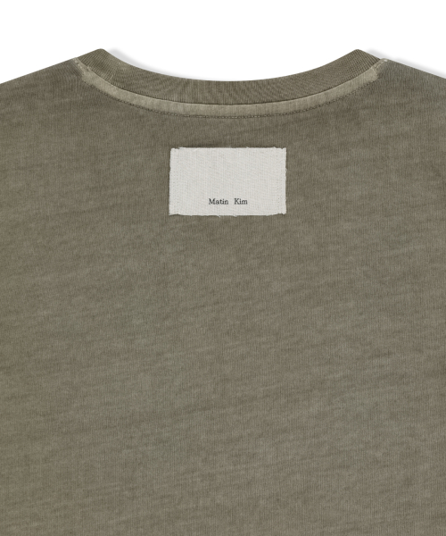 WASHED LOGO FULL PINTUCK TOP IN BEIGE