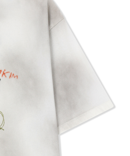 VINTAGE GRAFFITI LOGO TOP IN WHITE