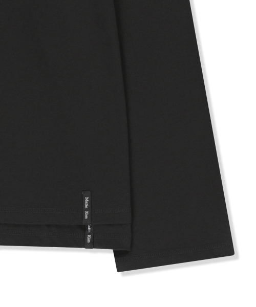 CROSS BACK LAYERED TOP IN BLACK