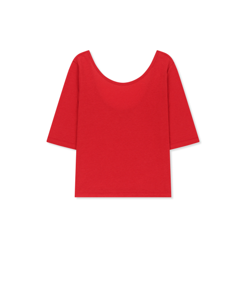 TRIPLE LAYERED MULTI WAY TOP IN RED
