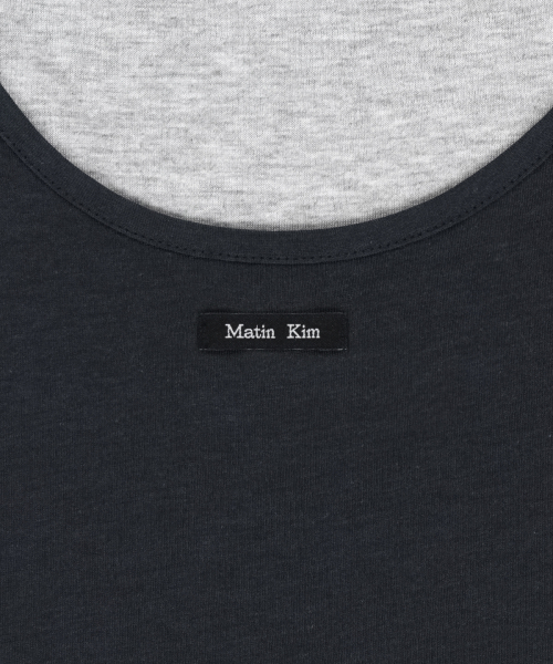 TRIPLE LAYERED MULTI WAY TOP IN NAVY