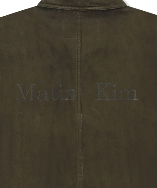 VINTAGE WAXED WORK JACKET IN KHAKI