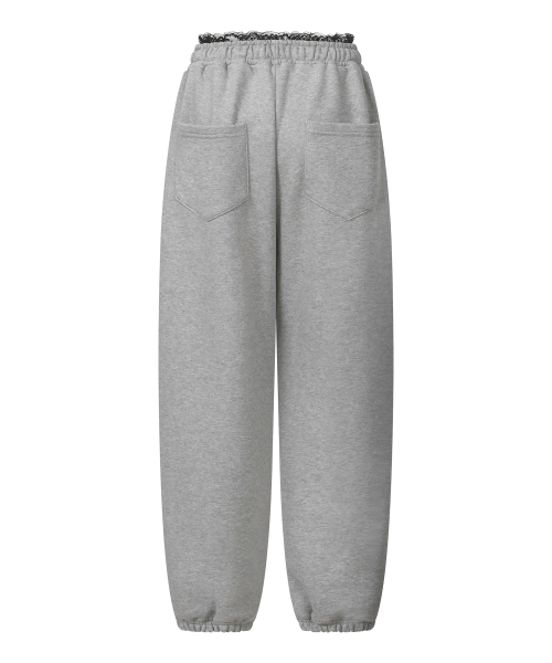 [SAGGING PANTS] ASTO LACE SAGGING JOGGER PANTS (2COLOR)