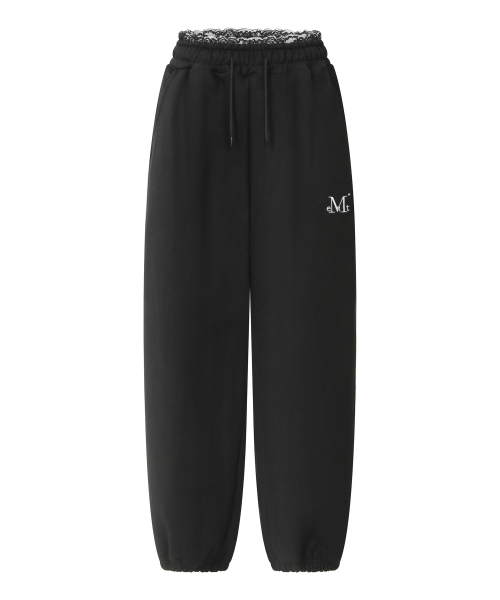 [SAGGING PANTS] ASTO LACE SAGGING JOGGER PANTS (2COLOR)