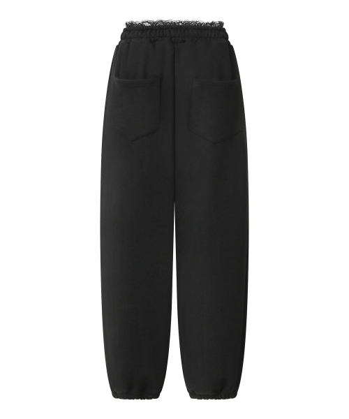 [SAGGING PANTS] ASTO LACE SAGGING JOGGER PANTS (2COLOR)