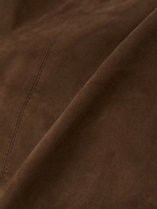 G LEATHER SHOULDER BAG (MOCHA)