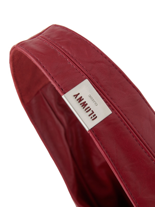G LEATHER SHOULDER BAG (RED)