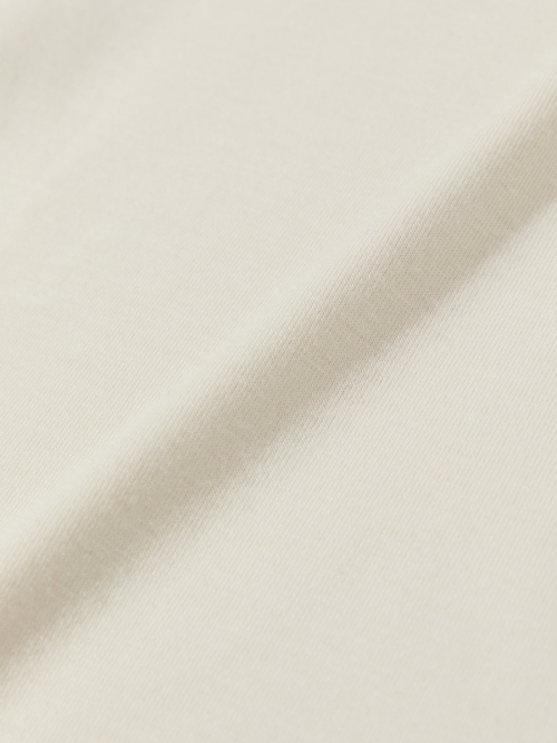 G V-COLLAR HENLEY TOP (LIGHT BEIGE)