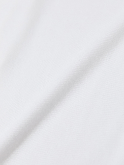 G V-COLLAR HENLEY TOP (WHITE)