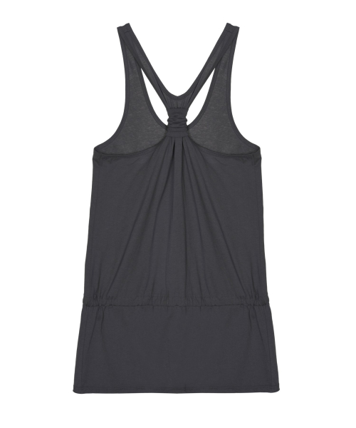 BACK STRAP DRESS_CHARCOAL