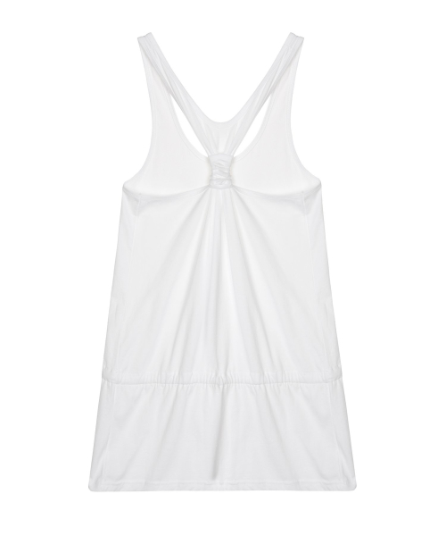 BACK STRAP DRESS_WHITE