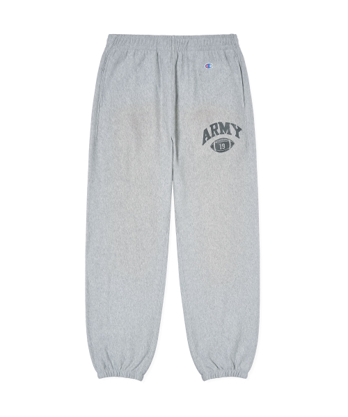 헤리티지 ARMY 와이드핏 스웨트 팬츠 Grey Melange