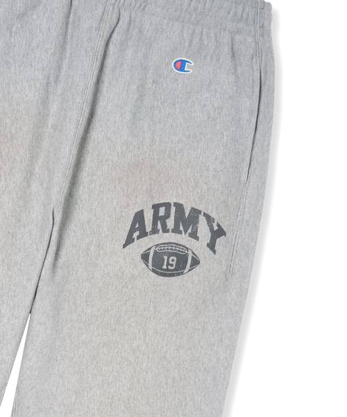 헤리티지 ARMY 와이드핏 스웨트 팬츠 Grey Melange