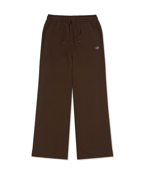 여성 기모 부츠컷 스웨트 팬츠 Brown