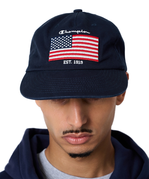 USA 로고 볼캡 Navy