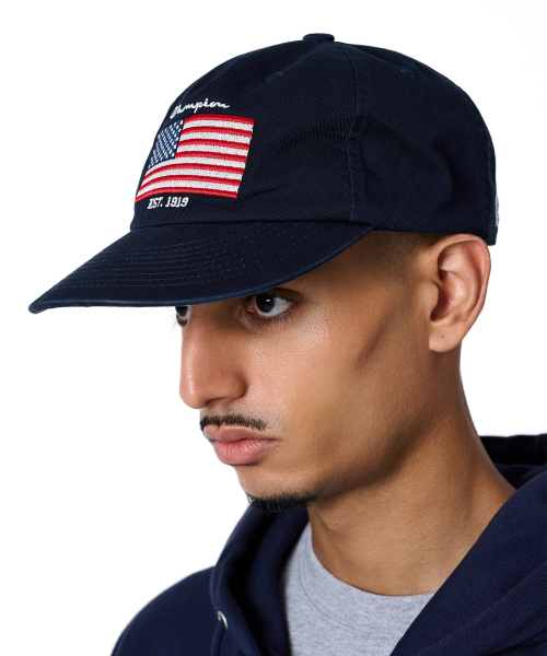 USA 로고 볼캡 Navy