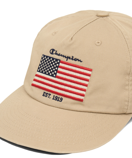 USA 로고 볼캡 Brown