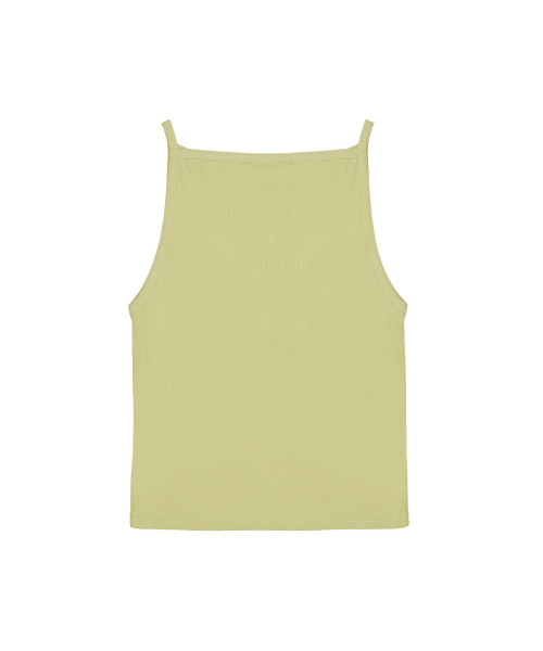 BOAT NECK SLEEVELESS TOP_OLIVE