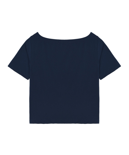 NICOLE OFF SHOULDER TOP_NAVY