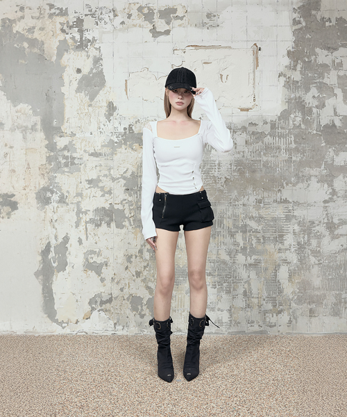 Cross Embroidery Ball Cap (Black)
