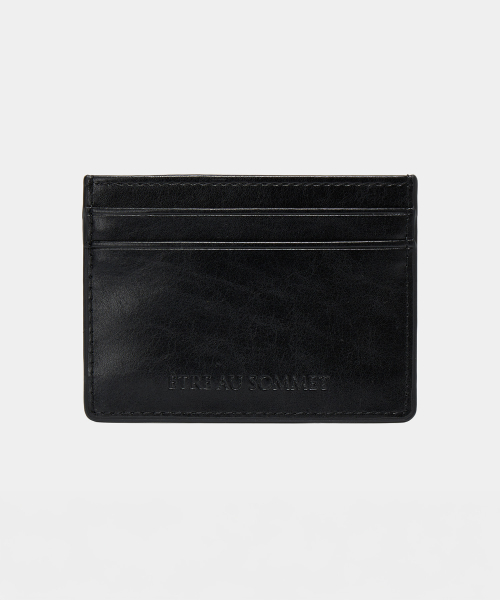 Noir Bloom Card Wallet (Black)