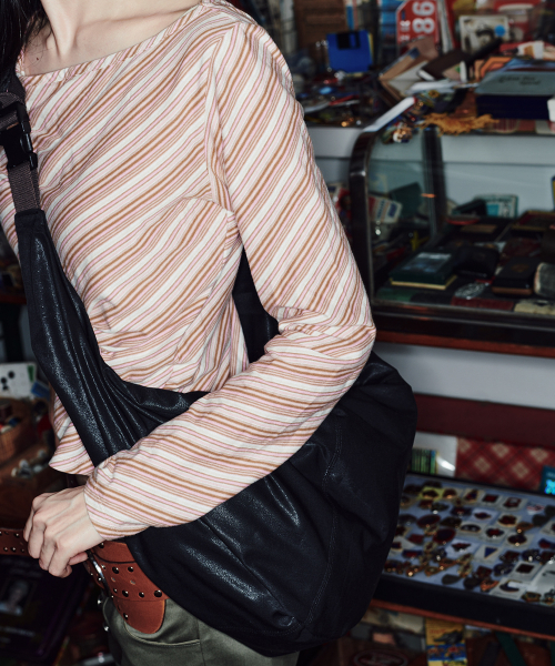 BUCKLE HOBO BAG - 2 colors